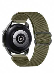 20mm 22mm Elastic Single Loop Woven Watch Band Compatible With Samsung Galaxy Watch 7 FE 6 5 4 40mm 44mm, Galaxy Watch 6 4 Classic, Galaxy Watch 5Pro 45mm/ Watch 4 Classic 42mm 46mm, Galaxy Watch 3 41mm, Galaxy Active2, Suitable For Women And Men - Multicolor - View 4