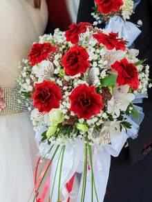 人造花 - 紅色 - 查看 5