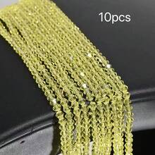 4mm Vibrant Faceted Glass Ball Beads | Sparkling Crystal Loose Beads | DIY Bracelet Necklace Phone Chain Jewelry Making Supplies | Handmade Craft Accessories - Spinel - View 109