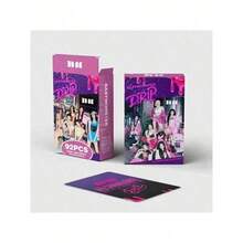 60张Lomo卡+32张贴纸，盒装高清照片卡，Lomo卡，粉丝周边商品，情人节礼物，小礼物