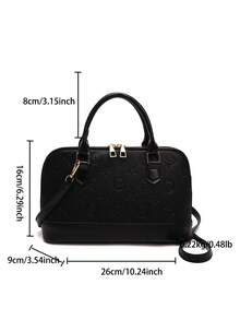 跨境时尚大容量优雅简约2026春季新款女包 - 黑色 - 查看 4