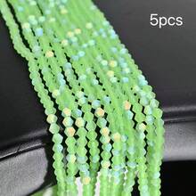 4mm Vibrant Faceted Glass Ball Beads | Sparkling Crystal Loose Beads | DIY Bracelet Necklace Phone Chain Jewelry Making Supplies | Handmade Craft Accessories - Spinel - View 70