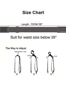 2 Packs Children's Belts, Elastic Waistbands, Suitable For Both Boys And Girls, Adjustable Solid Color Belts. - Multicolor - View 6