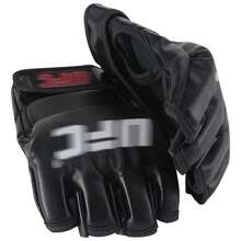 MMA Training Gloves Semi Finger Punching Bag Gloves Gloves For Men Professional Kickboxing Sparring Boxing Fitness PU - UF-1 - Xem 1