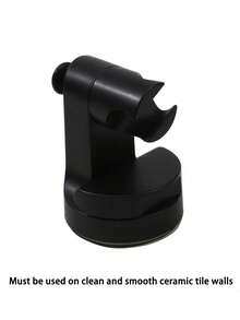 1/2pcs/Set Suction Cup Shower Bracket, Handheld Shower Arm Installation, Adjustable Wall Hanging, Reusable, No Power Required, Home Bathroom Shower Base Holder, Shower Head Spray Rotating Suction Cup Holder(Must Be Used On Clean And Smooth Ceramic Tile Walls)