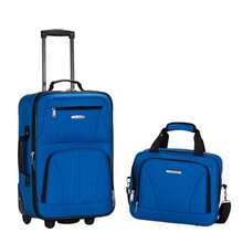 Rockland Fashionable Softside Luggage Set - Blue - View 2