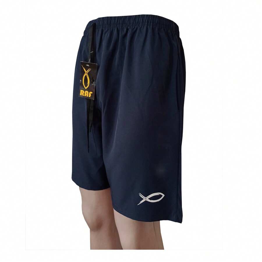 Men's Dry Fit Shorts For Gym, Beach, Running - 藏蓝色 - 查看 1