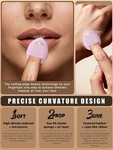 Eid Al-Fitr 21pcs Complete Makeup Brush Set, Including 13 Soft Brushes Such As Powder Brush, Blush Brush, Contour Brush, Highlighter Brush, Foundation Brush, Nose Shadow Brush, Eyeshadow Brush, Eyebrow Brush, Lip Brush And Detail Brush + 2 Triangular Sponges + 2 Liquid Beauty Eggs + 1 Finger Sponge + 2 Mini Beauty Eggs + 1 Facial Cleansing Puff, Suitable For Beginners, Professional Makeup Artists, And Novice Beauty Practice Scenarios - Pink - View 4