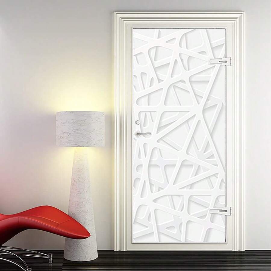 KACOLOR 3D Stairs Art Door Sticker For Bedroom Livingroom Bathroom, 2PCS Wall Decal Se--Adhesive Waterproof Removable Door Murals Wallpaper Home Decoration (SP-F241) - Sp-f241 - 查看 1