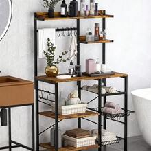 Estante Almacenamiento Moderno Y Minimalista Marco De Metal - Multicolor - Ver 11