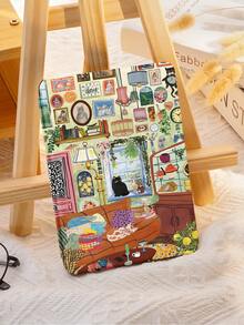 Ayotu 草莓、兔子和猫咪图案电子书保护套，适用于 Kindle（第 11 代 - 2024 年发布）、Kindle Paperwhite 第 12 代（2024 年发布）、Kindle Paperwhite 第 11 代（2021 年发布）、Kobo Clara 彩色/单色等型号。支持唤醒/睡眠模式，边角保护，精美插图，是完美的阅读伴侣。 - 彩色 - 查看 7