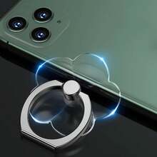 闪亮心形手机指环支架 - 可爱闪亮手机指环支架，适用于所有智能手机，360°旋转支架，便携式手机配件 - 彩色 - 查看 48