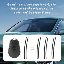 Car Windshield Wiper Repair Tool, Wiper Blade Rubber Strip Repair Tool, Portable Repair Kit - Multicolor - View 4
