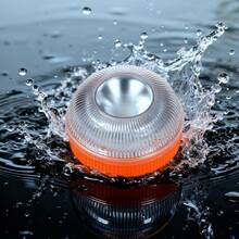 High-Brightness LED Strobe Emergency Light, Car Emergency Light - Magnetic Waterproof Warning Light, Powerful Flashing, Suitable For Vehicle Breakdown, Highway And Outdoor Rescue