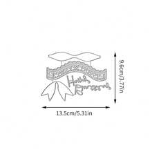 创意领结金属切割模具，DIY剪贴簿相册和压花模板，贺卡制作工具，卡片纸切割工艺品，礼品卡制作模板模切。