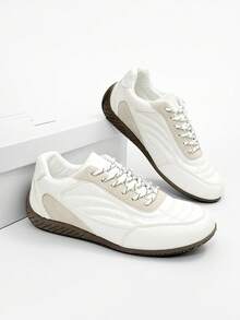 2026 Spring New Release Men's Versatile Casual Sneakers, Retro Racing Shoes, Gump Shoes, Men's Casual Flat Shoes, Minimalist Commuter Shoes,