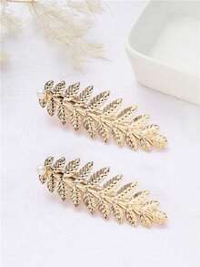 Metal Leaf Hair Clips Set, Leaf Edge Bangs Clips, Fairy Knotted Tree Leaves Hair Accessories, Versatile Duck Clips Barrette, Hair Accessories Women, Hair Accessories Women, Hair Accessories, Hair Tools, Curly Hair Accessories Fall, Travel, Hair Tools Women, Hair Stuff, Fall, Hair Accessories Travel Women, Hair Accessory Women, Hair Tools, Hair Stuff, Stuff, Beauty Accessories,Gifts,Travel,Gifts For Women,Hair Stuff,Stocking Stuffers,Stocking Stuffers,Stocking Fillers,Stocking Stuffers For Women,Stocking Fillers Women,Christmas Gifts,Gifts,Christmas Stocking Fillers,Gifts For Women,Gift,Christmas Gift,Stocking Stuffers For Adults,Stocking Fillers For Adult,Hair Stuff,Women's Accessories,Stocking Stuffer,Coming-Of-Age Hair Accessory,Christmas Hair Accessories,Gift Ideas For Women,Beauty Stocking Fillers,Christmas Gifts For Women - Multicolor - View 4