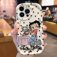 Sexy Girl-Bettys Case For 16 E 15 Pro Max 14 13 12 Mini 11 Pro Max XS X 8 7 Plus Soft Silicone Shockproof Covers Funda.Christmas Accessories.Phone Cases Ldeal Holiday Present 1 Hot Selling Item Custom Phone Case Great For Holiday Parties 15 Case Clear Phone Case 16 Promax Case  Case New Year Special Offer Valentine's Day Gifts 16 Case Holiday Limited Edition Case Waterproof Anti-Fall Scratch Resistant Valentine's Day Gift Giving Holiday Special Offer - 3 - View 3