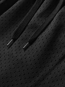 男士透气二合一压缩裤，男士运动裤，吸湿排汗，凉爽透气，适合健身房、锻炼、跑步等运动，可机洗 - 黑色 - 查看 6