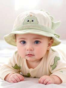 1pc Baby Sun Hat, Cute Adjustable Bucket Hat For Outdoor Use, Suitable For 6-24 Months Baby Boys And Girls, Spring/Autumn - Small Animal Fisherman's Hat - View 13