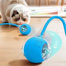1pc Pet Interactive Gravity Rolling Ball Toy, Automatic Electric Cat Toys, Smart Ball For Kitten To Play And Eliminate Boredom Pet Toy - Multicolor - View 3