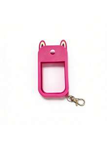 1pc Cute Silicone Protective Case, Compatible With Touchland Hand Sanitizer Spray (Fits 1 Fluid Ounce), Protective Case With Keychain, Hand Sanitizer Holder, Silicone Protective Cover For Power Mist And Glow Mist Hand Sanitizer Sprayers - Multicolor - View 11