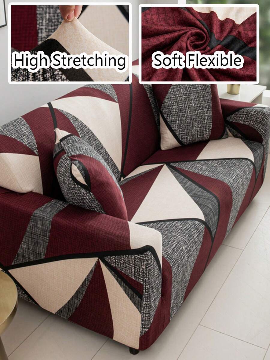 1 tấm bọc ghế sofa đa năng in họa tiết kẻ caro nhiều màu, kiểu dáng Bắc Âu, chất liệu polyester dày dặn, thích hợp cho khách sạn, văn phòng, nhà ở, bảo vệ ghế sofa khỏi bụi bẩn và trầy xước, sử dụng được quanh năm. - Nhiều màu - Xem 1