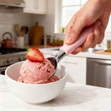 1pc Stainless Steel Ice Cream Scoop, Household Scooper For Ice Cream, Frozen Yogurt, Jelly, Sandwiches, Kitchen Tool