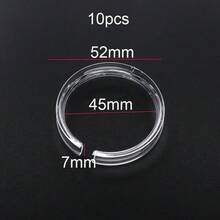10pcs Acrylic Transparent Bracelet Display Stand Bangle Rack Watches Organizer Displays Shelves - Clear - View 9