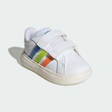 Adidas Giày tập đi GRAND COURT 3.0 BUBBLE CF I dành cho bé trai sơ sinh/trẻ nhỏ, JP9379 - trắng - Xem 5