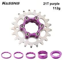 HASSNS 套件 K7 自行车单速飞轮 HG 13T-22T 自行车单速飞轮，适用于 AM BMX 土坡车 8-11 速 - 彩色 - 查看 13