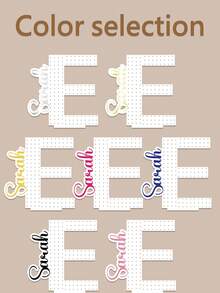 1pc Customized Personalized Earring Holder - Personalized Name Makes It An Ideal Gift For Kids. Also Can Be Used As Birthday Gift, Custom Earring Display Stand, Acrylic Jewelry Storage Box, Gift For Girls, Mother's Gift Or Valentine's Day Gift. - Black - View 8