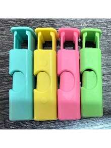 10 de mayo de 2020 Clips para bolsas de alimentos, clips de frescura para aperitivos, clips de sellado para hojas de té, clips de sellado para leche en polvo, clips de sellado para bolsas de alimentos de cocina, clips de sellado para bolsas de pan, clips a prueba de humedad, clips de sellado de resorte, adecuados para bolsas de leche en polvo, bolsas de plástico y bolsas de aperitivos, utensilios de cocina, bolsas de regalo de boda, clips de sellado para suministros de cocina - Multicolor - Ver 4