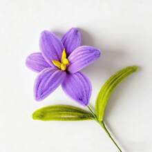 1 Bouquet Artificial Chenille Stems, Lily, Daisy, Twist Sticks, DIY Craft Floral Arrangement Supplies, Valentine's Day, Mother's Day Gift