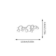 创意爱情金属切割模具，DIY剪贴簿相册和压花模板，贺卡制作工具，卡片纸切割工艺品，礼品卡制作模板模切。 - 銀色 - 查看 7