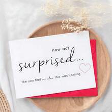 1pc, Will You Become My Bridesmaid Card? Bridesmaids Suggestion Card | Bridesmaids Gift Wedding Card - Multicolor - View 6