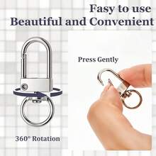 10/20/30pcs Metal Lobster Clasp Swivel Snap Hook, Suitable For Keychain Making, DIY Crafts, Strap Making, Bag Keychain Connector, Jewelry Making, Etc. - Keychain - View 9
