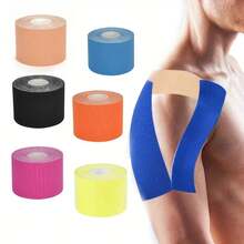2.5cm*5m Sports Medical Athletic Bandage Gym Tennis Running Knee And Muscle Protection Sports Tape - Multicolor - View 2