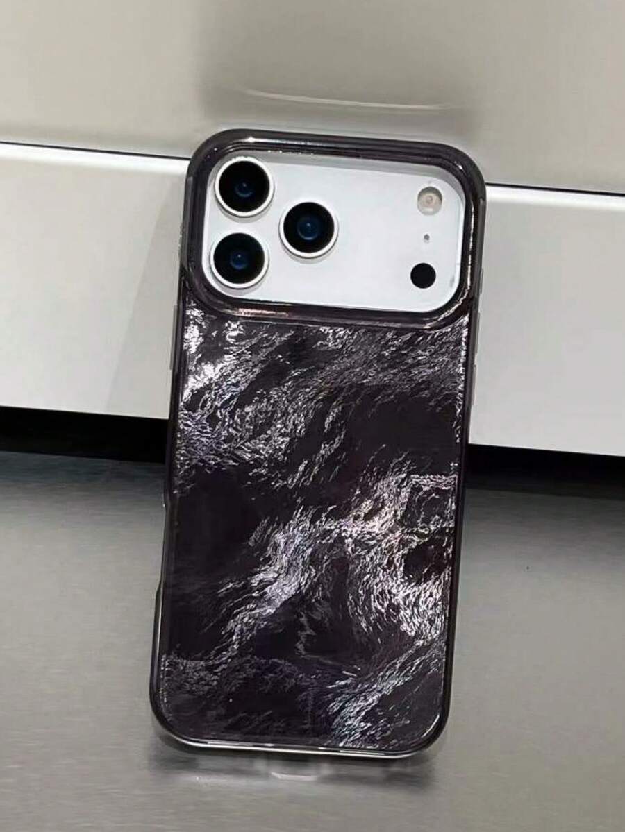 1个琥珀渐变美感手机壳，兼容 17 Pro Max 16 15 14 13 12 Pro Max，透明红色软硅胶后盖