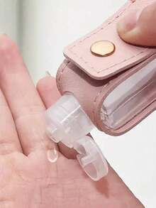 2/1 Pc Hand Sanitizer Bottle Holder, Travel Size Empty Bottle Refillable Soap, Lotion And Liquid Container, 30ml Flip Top Reusable Bottle With Flip Top Keychain Bottle Hand Sanitizer Holder Backpacking Travel Outdoors - Multicolor - View 4