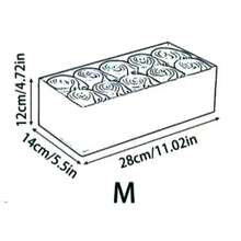 6 件套透明化妆品抽屉收纳盒 - 防碎多格珠宝收纳盒，优雅桌面收纳盒，适用于卧室家居及秋季装饰 - 彩色 - 查看 11