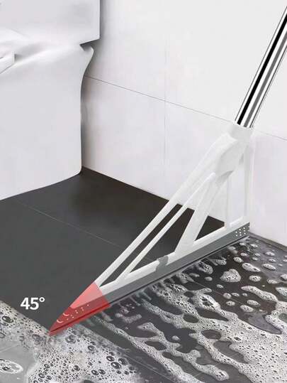 1pc Silicone Magic Broom Squeegee Mop, Multifunctional Cleaning Tool For Bathroom