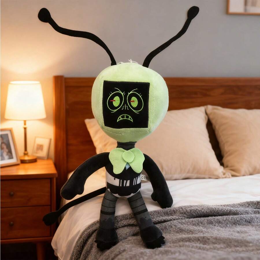 Dandy's World Designer Collaboration Plush Doll - Artistic Collection Level Doll Set, Christmas Party Decoration/Thanksgiving Warm Gift, High Quality Suede Material With Abstract Design,High-Quality Suede Stuffed Animal With Abstract Art, Christmas Thanksgiving Gift, Party Decoration, Cute Aesthetic Room Decor For Teens & Adults - 綠色 - 查看 1