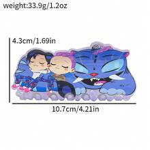 Mattel 1pc Kpop Witch Hunting Group Inspired Acrylic Hair Clip, Suitable For Girls To Style Hair - Multicolor - View 13