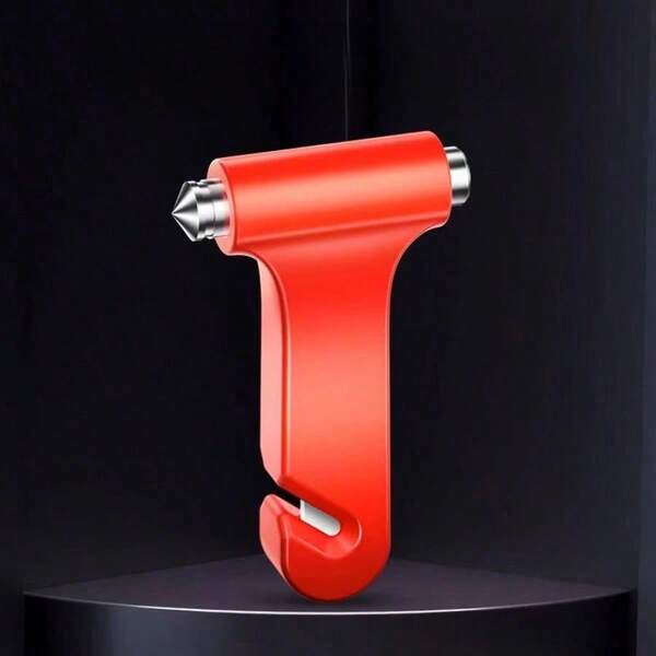 1pc Portable Car Glass Breaker Hammer, Glass Breaking Tool, Multi-Function Car Safety Hammer, Suitable For Car, Shatters Glass Instantly