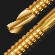 6片装高速钢钻锯片套装，HSS齿状钻孔锯片，适用于木工，可用于钻穿木材、石膏板、塑料和金属，规格3-8毫米 - 彩色 - 查看 3