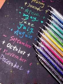 18/12pcs Color-Changing Pearl Marker Set - Sparkling Pens For Easter, Birthdays & Back To School Supplies | Art & Office Essentials