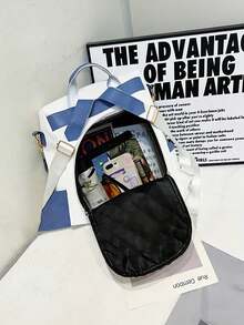 Customized Fashion Travel Backpack, Initials Design, Multi-Functional Casual Backpack, And Double-Shoulder Or Single-Shoulder Carry, Lightweight, , With Multi-Compartment Design, It Is A Must-Have For Commuting And Business Travel - Multicolor - View 5