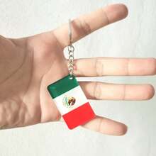 World Flag Pendant, Stand Keychain Ring, Small Gift PVC Keychain Collectible Toy, Backpack Pendant, Hanging Ornament - Multicolor - View 11