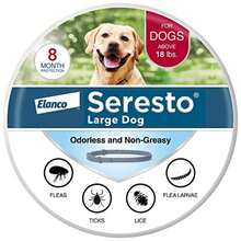 Flea And Tick Collar For Large Dogs - Specifically Designed For Dogs Over 18 Pounds, Providing 8 Months Of Dual Protection Through Prevention And Treatment - 白色 - 查看 1